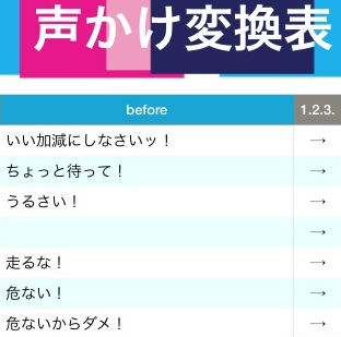 声かけ変換表の楽々かあさん直伝 子どもへの 声かけの基本 とは Litalico発達ナビ