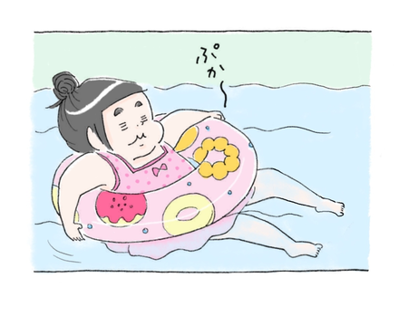 自閉症サンちゃん、プールではいつだってマイワールド全開!ある時はハンター、またある時は…!? のタイトル画像