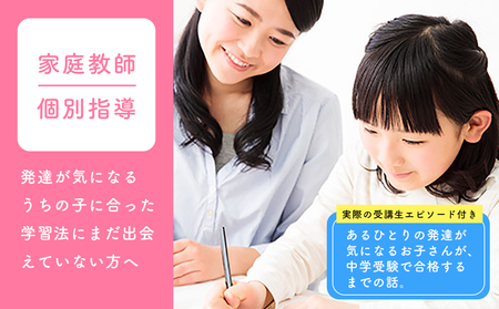定期テスト勉強も受験対策も、完全個別指導で学びやすく!発達が気になるお子さんにプロ家庭教師が寄り添った合格ストーリーをご紹介のタイトル画像