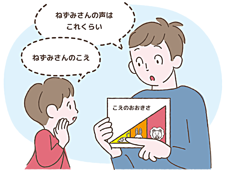 声の大きさの調節が難しいときの工夫は 声の大きさを目で見て分かるようにしよう Litalico発達ナビ