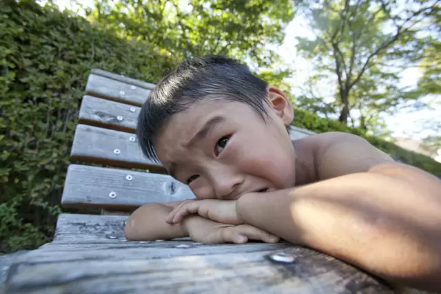 気持ちの切り替えが苦手な息子は、私の腕を掴み「助けて…」との画像