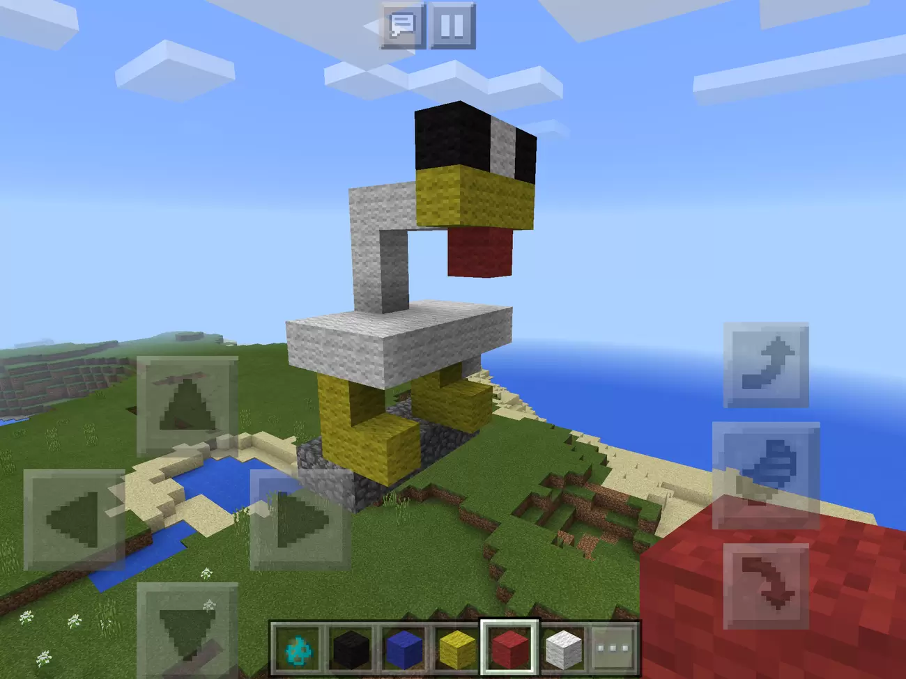 マインクラフトでつくった町