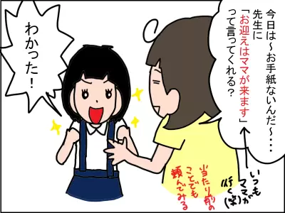 メモなしで伝言を頼む