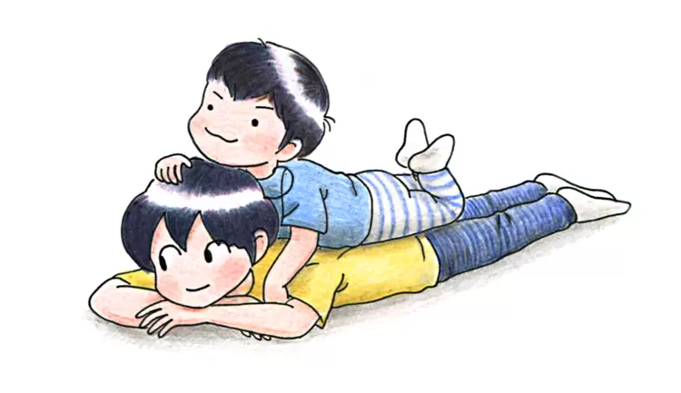 あるときはお兄ちゃん、あるときは赤ん坊？発達がゆっくりな息子カムと過ごして感じたことの画像