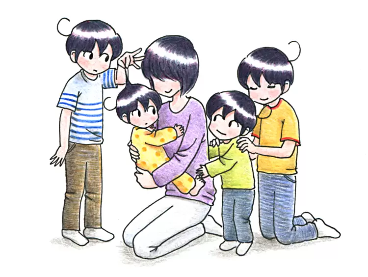 あるときはお兄ちゃん、あるときは赤ん坊？発達がゆっくりな息子カムと過ごして感じたことの画像