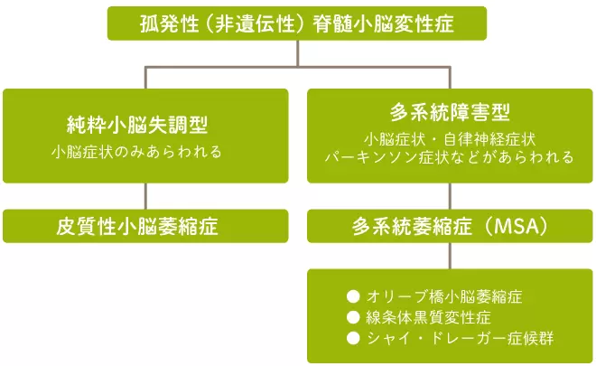 指定難病の脊髄小脳変性症の症状や進行、脊髄小脳変性症の治療
