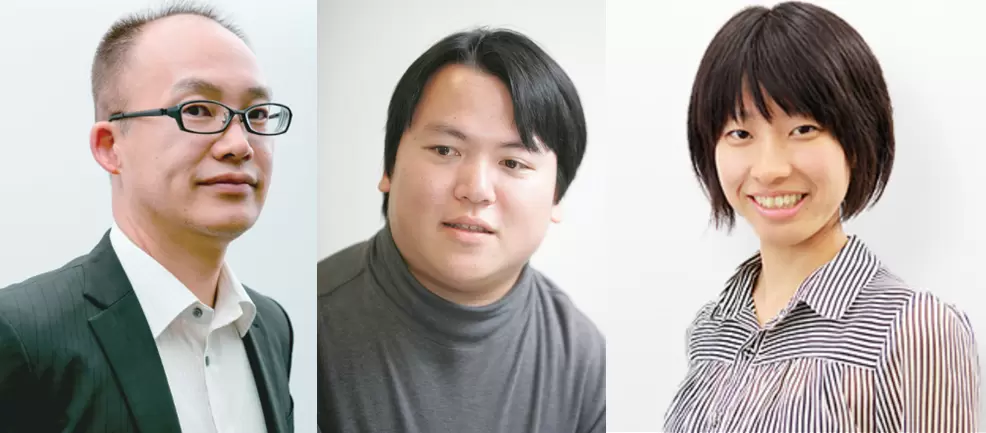 左：鳥取大学大学院教授・井上雅彦先生　中：東京大学先端科学技術研究センター准教授・熊谷晋一郎先生　右：LITALICO研究所所長・野口晃菜