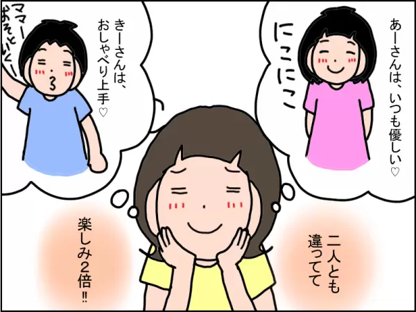 優しい長女とおしゃべり上手な長男。二人とも違ってて楽しみ2倍