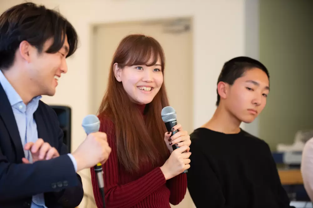 イベント「10代のハッタツトーク！センパイ当事者3人の『ワタシ』的生き方」の様子