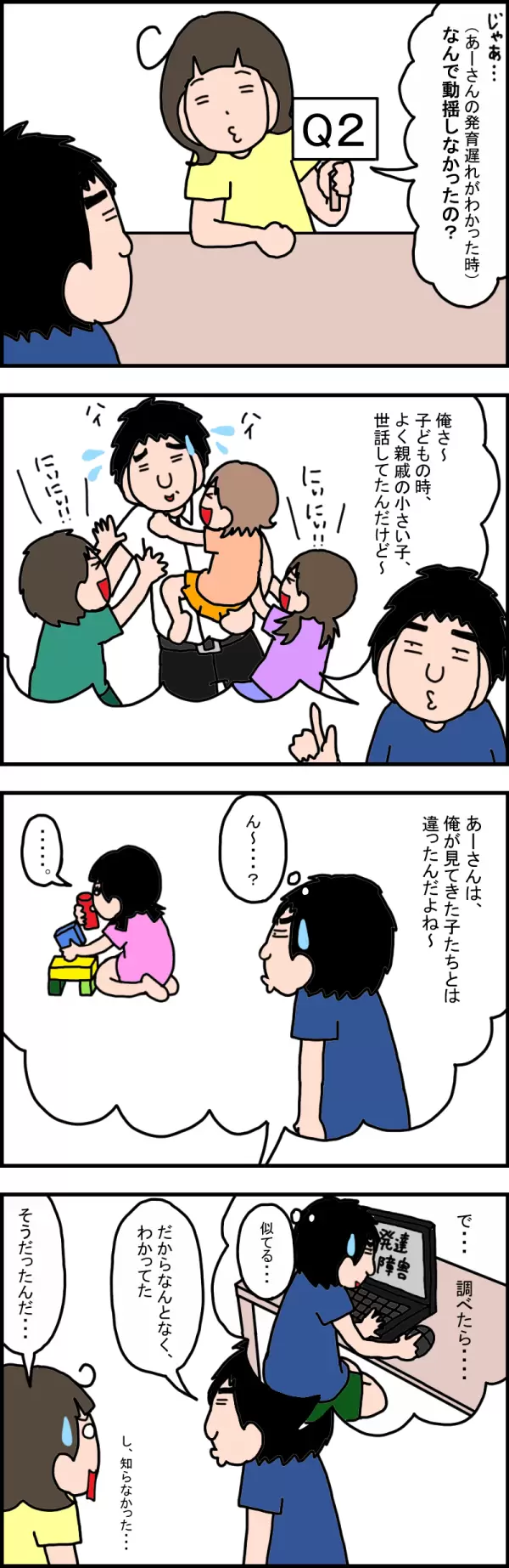 夫へ質問