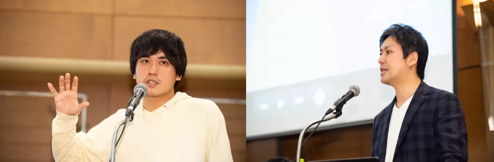 写真 左：WOODY代表の中里さん　右：すららネットの佐々木さん
