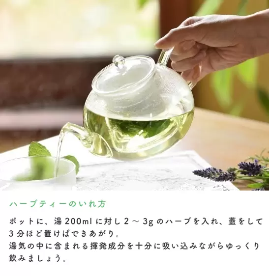 ハーブティーの入れ方
