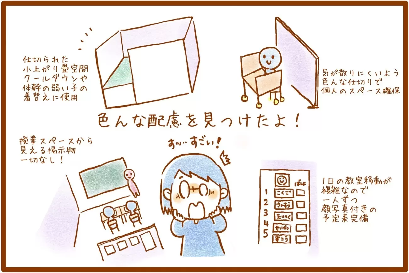 特別支援学級で実施されていた工夫の数々