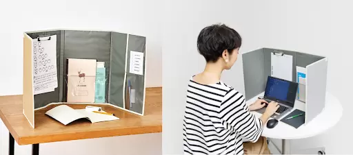 集中できるデスクパーテーション