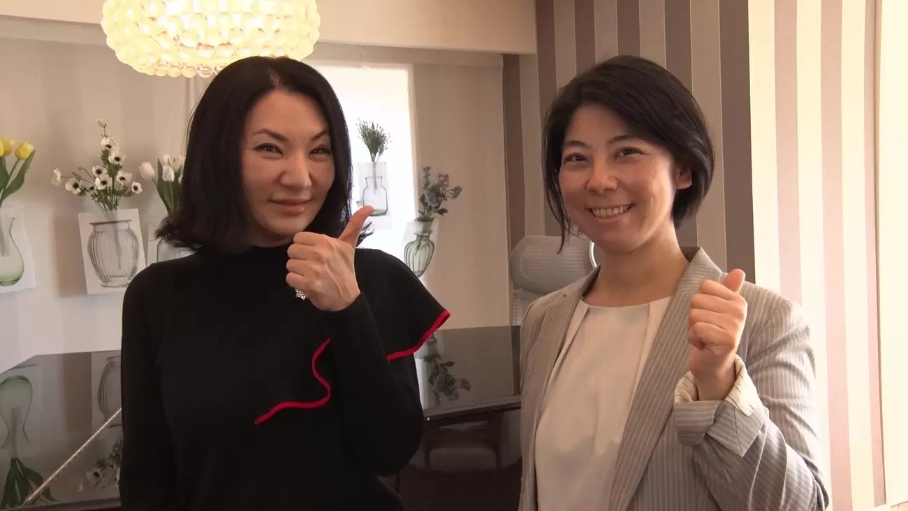 広瀬さんと、発達ナビ編集長・牟田