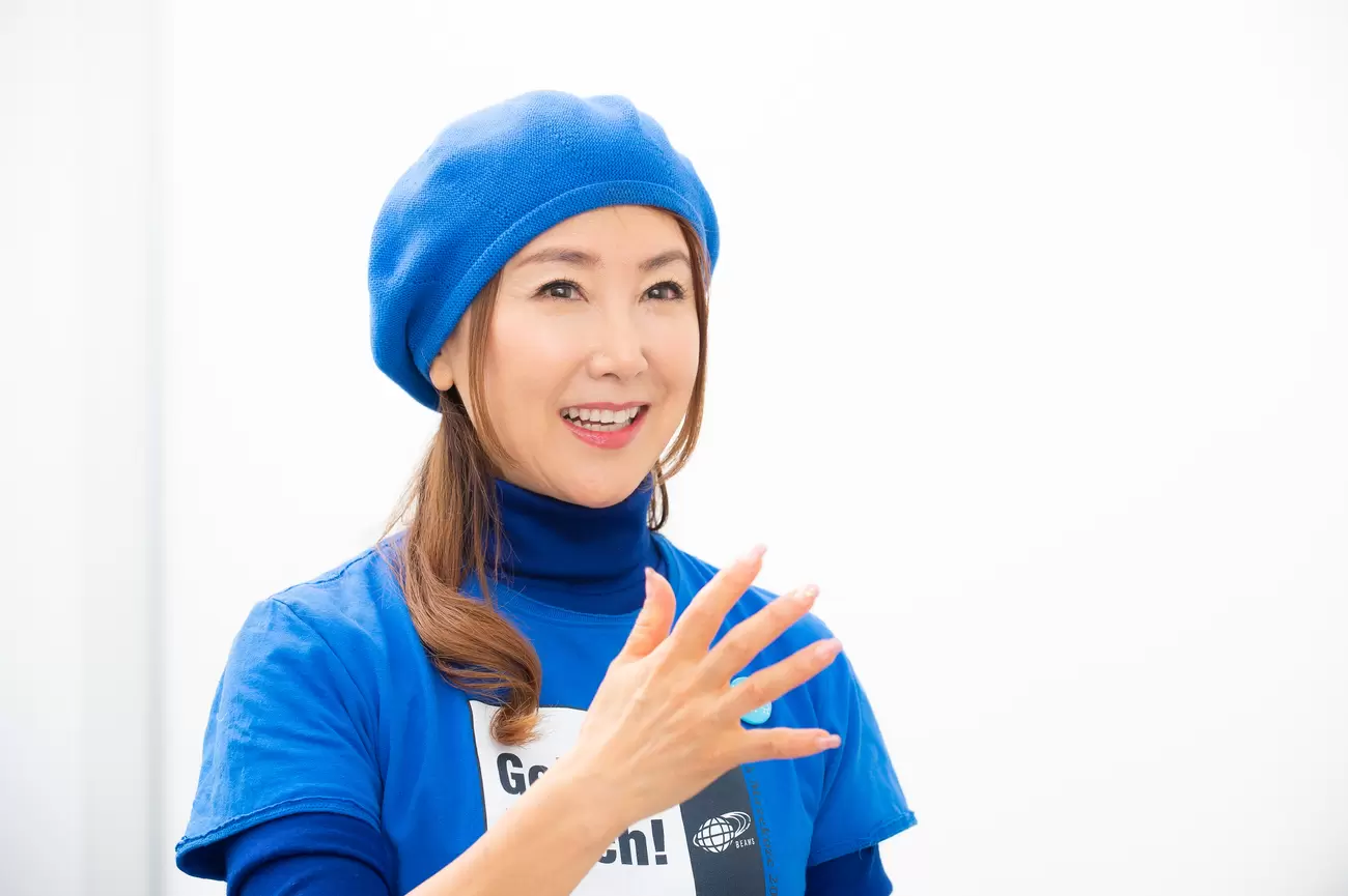 一般社団法人「Get ㏌ touch」理事長を務める東ちづるさん
