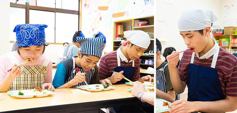 苦手だった食材も完食できました！