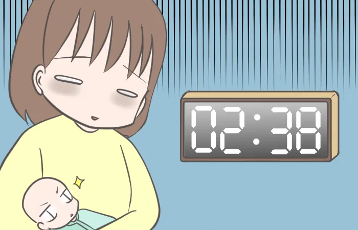 とにかく寝ない……。