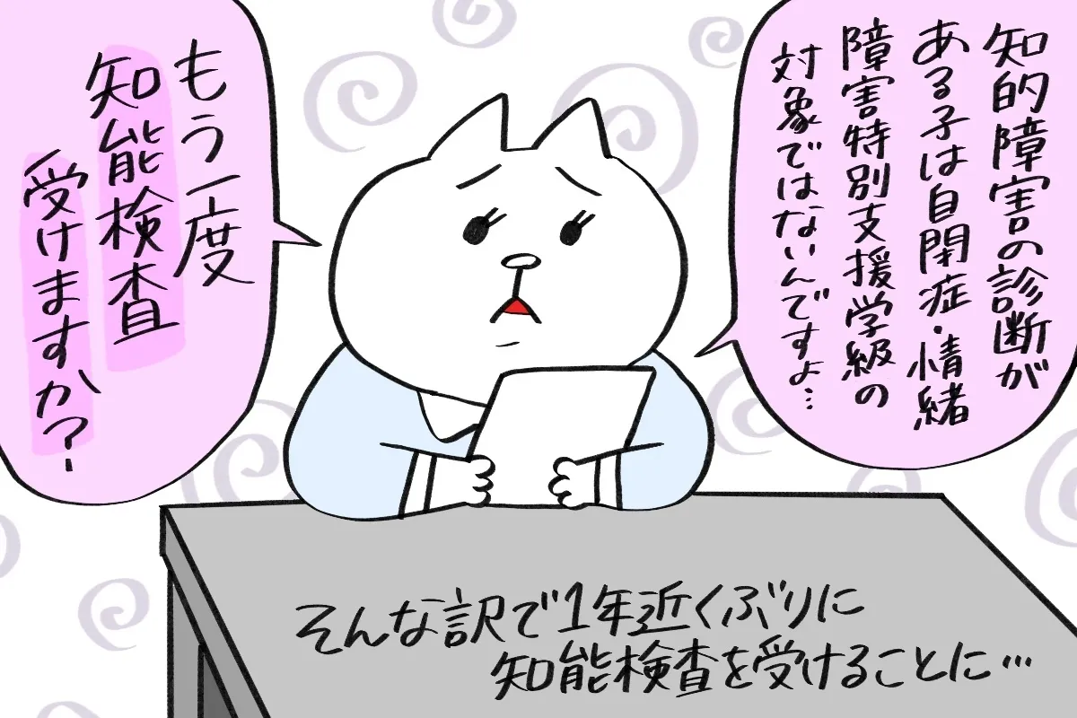 再度知能検査を受けてみることに