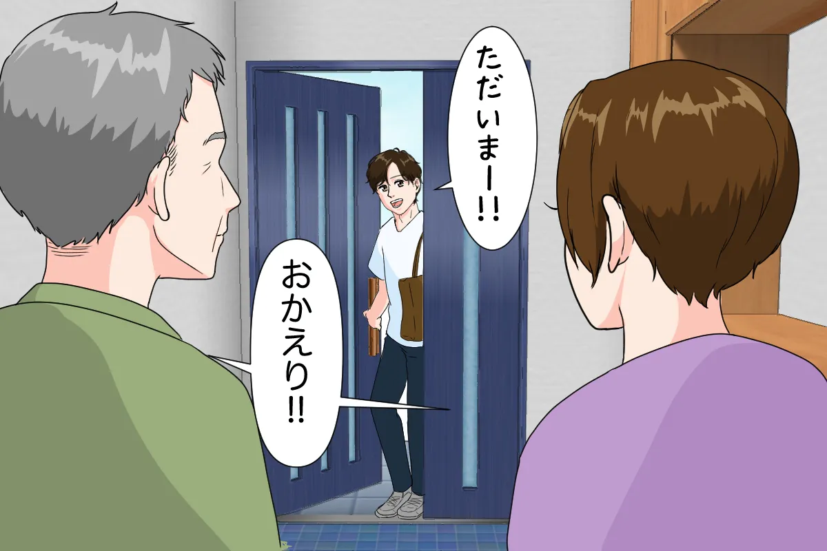 今ではグループホームから自宅への月2回の帰宅が定着しています