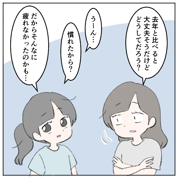 疲れて学校に行けなくなってしまった去年の宿泊学習との違いは？