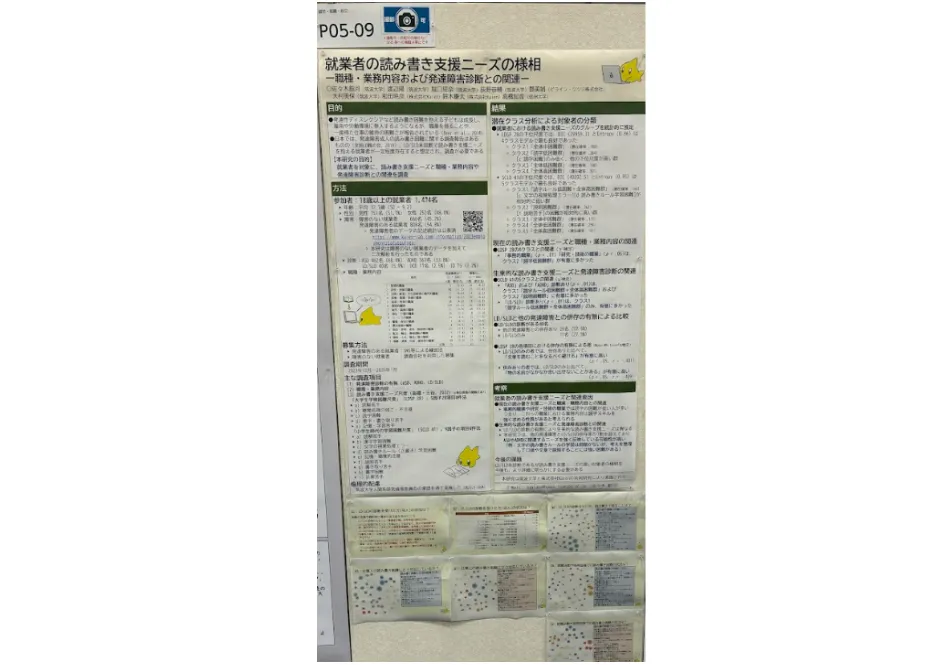 就業者の読み書き支援ニーズの様相　職種・業務内容および発達障害診断との関連
