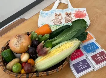 LITALICOジュニア三宮教室/素敵な夏野菜トートバッグをつくりました