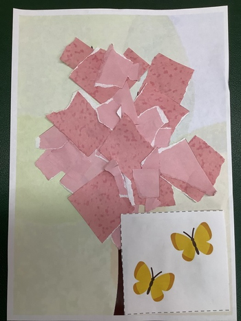 LITALICOジュニア板橋教室/桜を作りました！