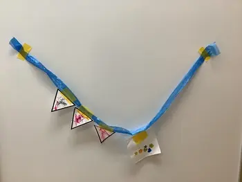 LITALICOジュニア板橋教室/旗を作りました！