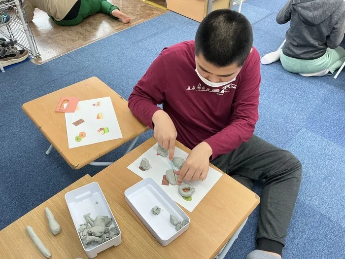 夢門塾淵野辺/★🍰粘土で包丁練習🍰★