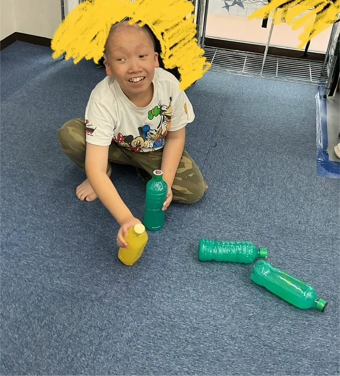 夢門塾淵野辺/★💚ペットボトル倒しゲーム💛★