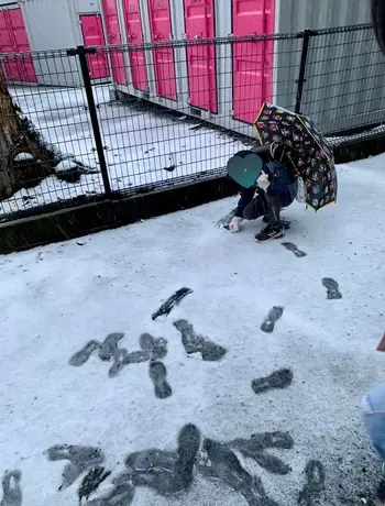 夢門塾磯子/⛄️雪が降りました❄️