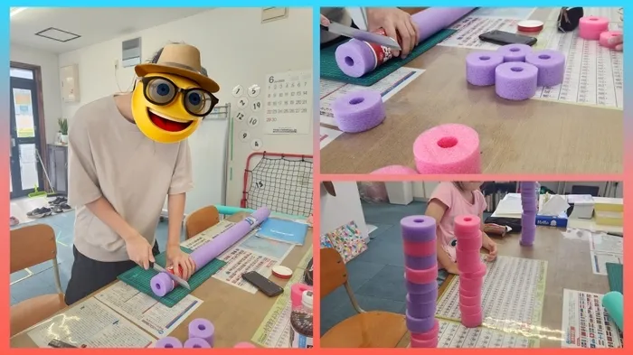 放課後等デイサービスかなで/手作りで✂️📚