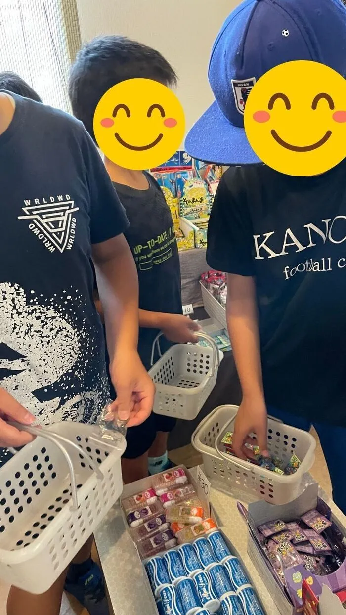  サッカー療育　カノアスFC平松本町/駄菓子屋さんでお買い物体験🏪✨