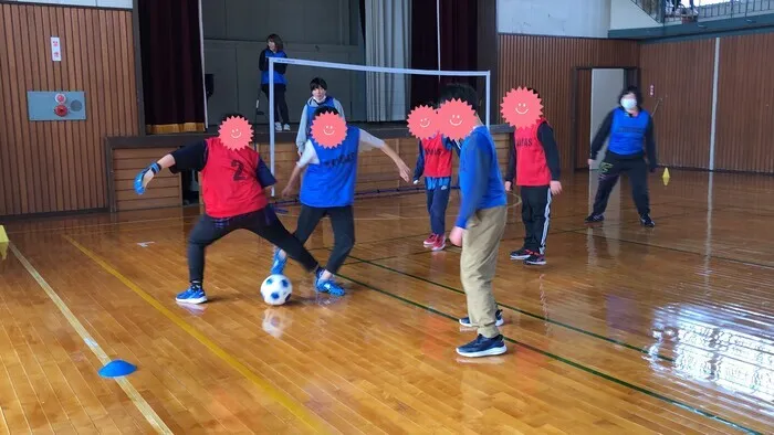  サッカー療育　カノアスFC平松本町/試合中も！