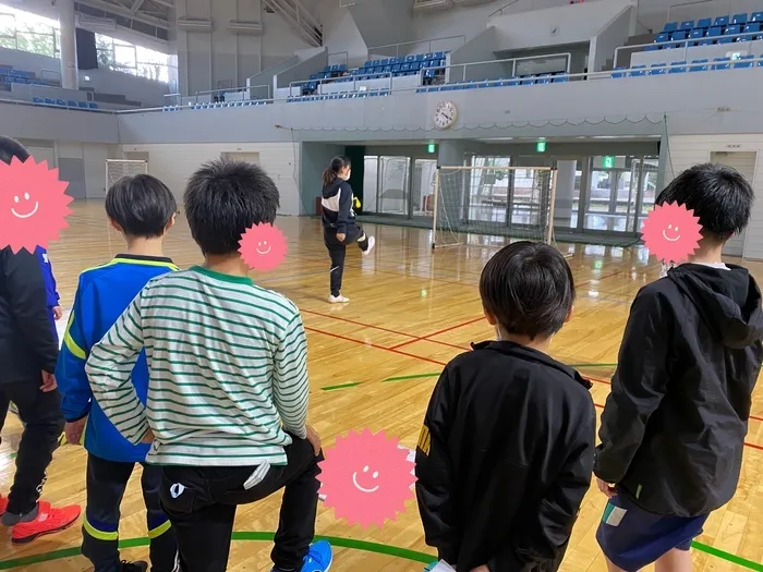  サッカー療育　カノアスFC平松本町/練習が始まると…