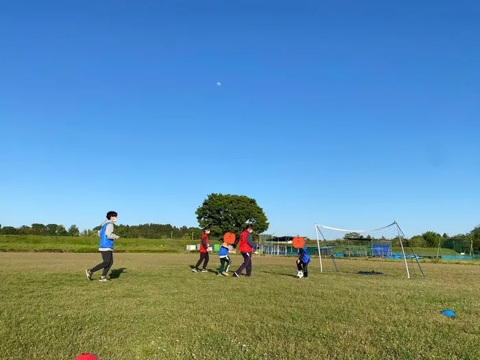  サッカー療育　カノアスFC平松本町/ミニゲームの様子