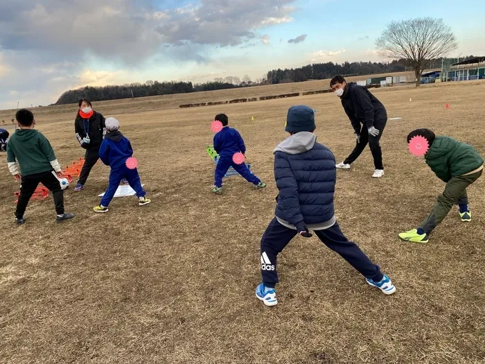  サッカー療育　カノアスFC平松本町/準備体操！