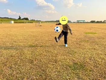  サッカー療育　カノアスFC平松本町/リフティング練習⚽