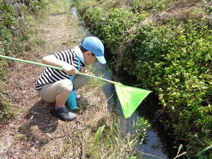 有永寮障害児通所支援/川の中に何がいる？