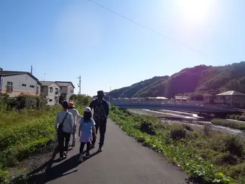 有永寮障害児通所支援/長尾川付近を散策散歩