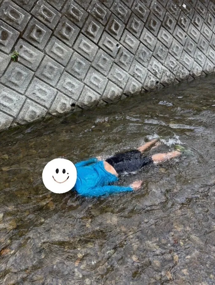 放課後等デイサービス　ひまわり/清水森林公園で川遊び✨