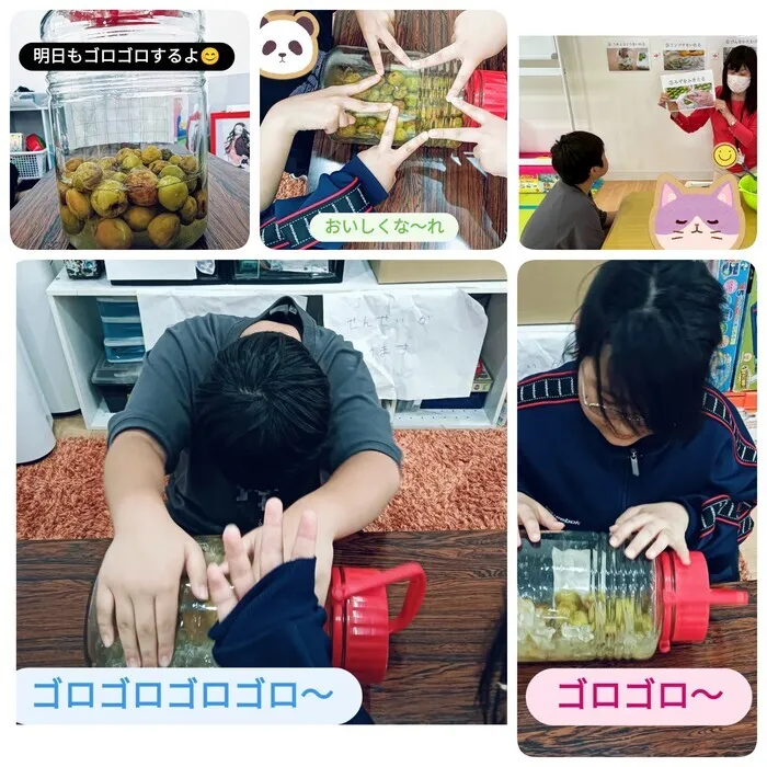 児童デイSES三島校/梅シロップを作ろう(*^_^*)