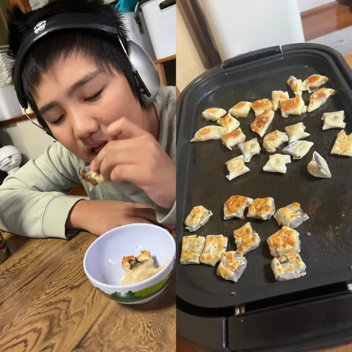 児童デイSES沼津校/チョコバナナパイ🍫とチーズウインナーパイを作りました👨‍🍳