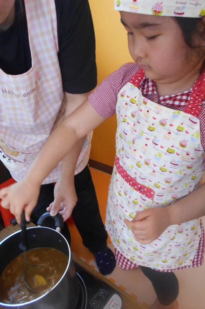 こぱんはうすさくら 蒲生茜町教室/カレーライス作り！🍛