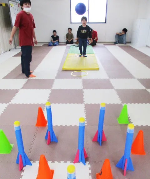 プラスアップ習志野教室/日常の支援風景