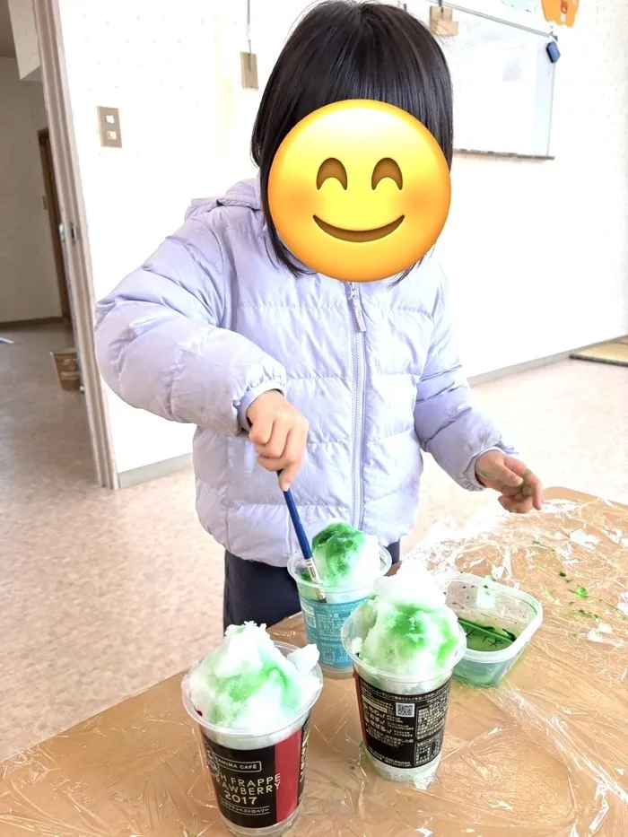 総合発達支援デイサービス　きぼう/児童発達の活動の様子：雪遊び⛄