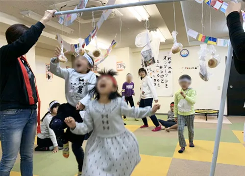 めいとう児童デイサービス ソレイユ/室内でも運動会♪