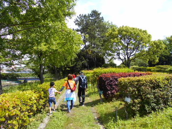 ヒーリングルーム　Soraとおひさま/おでかけ　荒子川公園にお散歩
