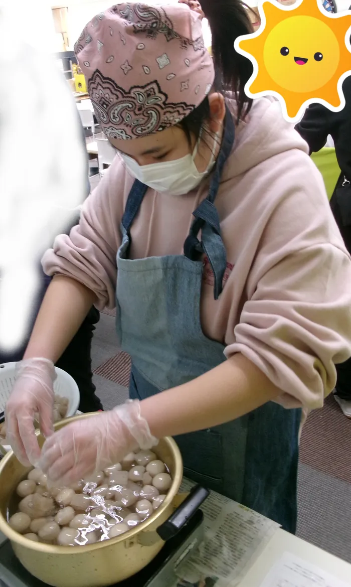 夢門塾扇町/山形県名物芋煮を作りました！🥔🍲